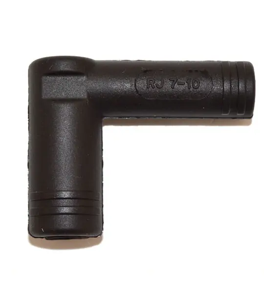 XBE186-2 -  Pipetta Candela Nera Silicone per Candela Senza Piolo per Moto Varie Marche e Modelli